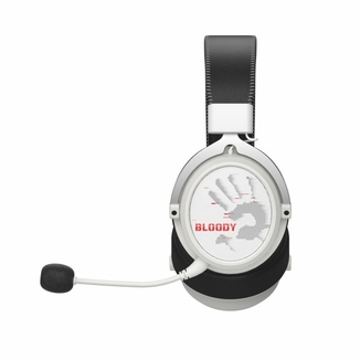 Навушники ігрові Bloody MR590 (Sport White), колір чорно-білий, фото №6