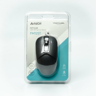 Миша A4Tech Fstyler FM12ST (Black), USB, колір чорний, фото №11