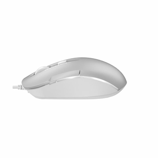 Миша A4Tech Fstyler FM26 (Icy White),  USB, колір сірий+білий, фото №5