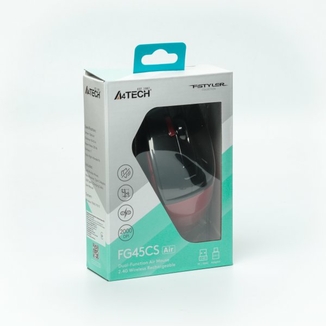 Миша бездротова A4Tech Fstyler FG45CS Air (Sports Red),  USB, колір чорний+червоний, numer zdjęcia 10