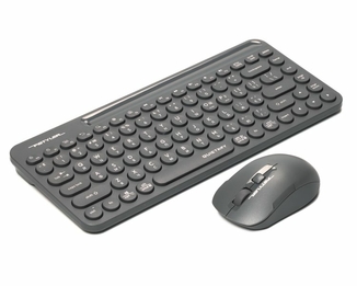 Комплект клавіатура з мишою A4Tech Fstyler FG3200 Air (Grey), бездротовий, сірий, photo number 3