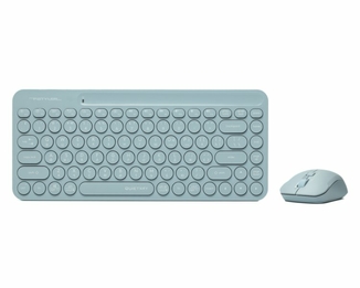 A4Tech Fstyler FG3200 Air (Blue), комплект бездротовий клавіатура з мишою, колір блакитний, фото №2