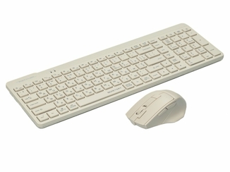 A4Tech Fstyler FG2400 Air (Beige), комплект бездротовий клавіатура з мишою, колір бежевий, numer zdjęcia 3