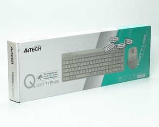A4Tech Fstyler FG2400 Air (Beige), комплект бездротовий клавіатура з мишою, колір бежевий, фото №7