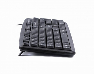Клавіатура Gembird KB-103-UA, стандартна розкладка, PS/2, українська розкладка, чорний колір, фото №3