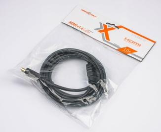 Кабель Maxxter V-HDMI4-10 1.4, позол. коннект., 3 м., фото №4