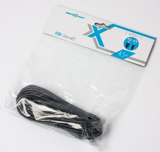 Кабель Maxxter U-AMBM-15 4.5м., USB2.0, 4.5м. чорного кольору, фото №3