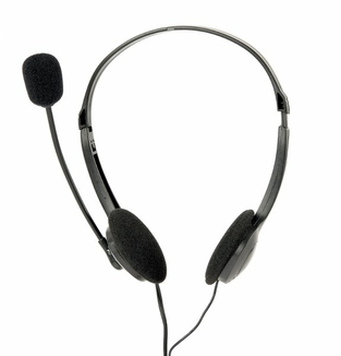 Навушники з мікрофоном Gembird MHS-123, стерео з регулятором гучностi, чорний колір, фото №3