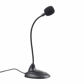 Мікрофон настільний Gembird MIC-205, чорного кольору, numer zdjęcia 2