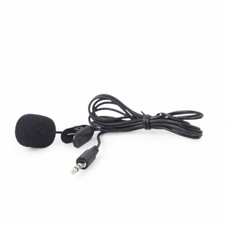 Мікрофон з кліпсою Gembird MIC-C-01, 3.5 мм аудіо роз'єм, чорний, фото №3