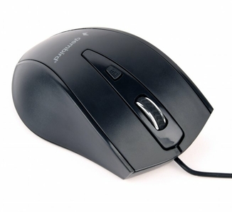 Оптична мишка Gembird MUS-4B-02, USB интерфейс, чорний колір, numer zdjęcia 2