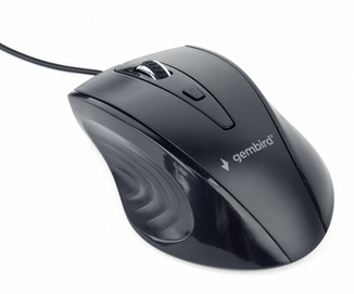 Оптична мишка Gembird MUS-4B-02, USB интерфейс, чорний колір, numer zdjęcia 3