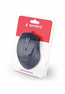 Оптична мишка Gembird MUS-4B-02, USB интерфейс, чорний колір, numer zdjęcia 5