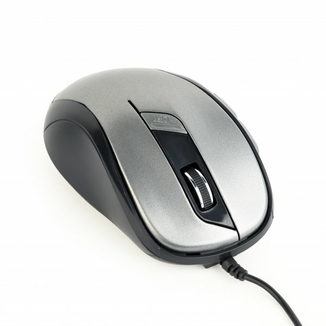 Оптична мишка Gembird MUS-6B-01-BG, USB інтерфейс, сіро-чорного кольору, фото №2
