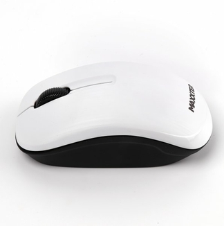 Мишка бездротова Maxxter Mr-333-W, біла, фото №3