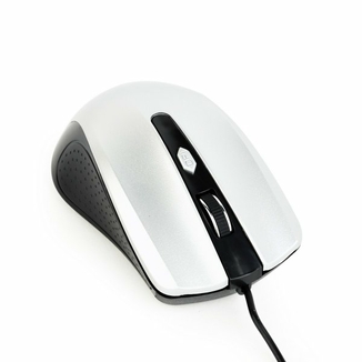 Оптична мишка Gembird MUS-4B-01-BS, USB интерфейс, чорно-сріблястого кольору, фото №2
