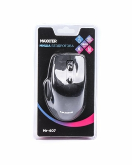 Миша бездротова Mr-407, 6 кнопок, оптична, 1600 DPI, USB, чорна, numer zdjęcia 6