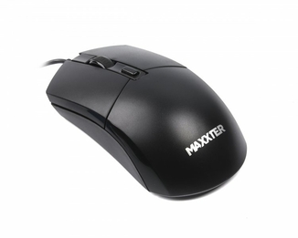 Миша дротова Mc-4B01, оптична, 4 кнопки, 2400 DPI, USB, чорна, numer zdjęcia 4
