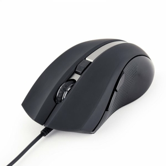 Лазерна миша MUS-GU-02, USB інтерфейс, чорний колір, numer zdjęcia 2