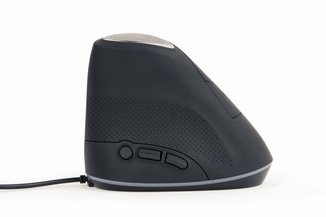 Оптична ергономічна миша MUS-ERGO-03, USB інтерфейс, чорний, фото №4