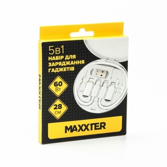 Набір Maxxter UB-SET, кабель C-тато/C-тато + адаптери, numer zdjęcia 4