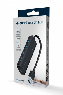 Хаб Gembird UHB-U3P4P-02 на 4 порти USB 3.1, numer zdjęcia 5