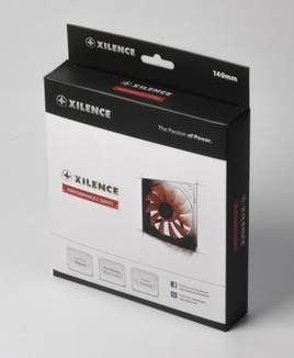 Вентилятор Xilence XF050 (XPF140.R) 140 x 140 x 25 мм, Redwing, numer zdjęcia 4