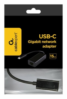 Адаптер Cablexpert A-CM-LAN-01, з  USB Type-C на Gigabit Ethernet, фото №3