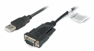 Перехідник Cablexpert UAS-DB9M-02, USB А-тато/DB9M (serial port), 1.5 м, фото №3