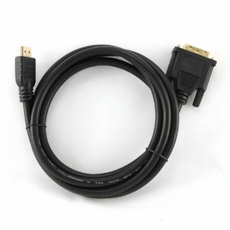 Кабель Cablexpert CC-HDMI-DVI-6, HDMI тато/DVI тато, позолочені коннектори, 1.8 м, numer zdjęcia 4