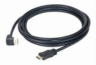 Кабель Cablexpert CC-HDMI490-10, HDMI V.1.4 вилка/кутова вилка, з позолоченими контактами, 3 м, фото №3