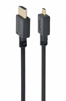 Кабель Cablexpert CC-HDMID-6, вилка/micro-вилка (D-тип), з позолоченими конекторами, 1.8 м, numer zdjęcia 2