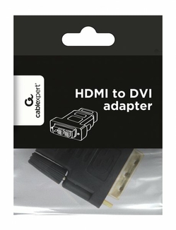 Адаптер Cablexpert A-HDMI-DVI-2, HDMI мама /DVI тато, HDMI-DVI, F/M позолочені контакти, numer zdjęcia 5