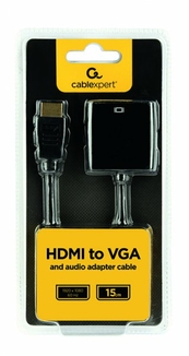 Перетворювач цифрового HDMI сигналу на VGA і стерео-аудіо Cablexpert A-HDMI-VGA-03, фото №7