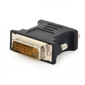 Адаптер Cablexpert A-DVI-VGA-BK, DVI-A 24-пін тато/VGA 15-пін HD (3 ряда) мама, photo number 3