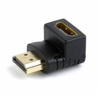 Перехідник кутовий Cablexpert A-HDMI90-FML, HDMI з'єднувач роз'єм, 90 градусів, numer zdjęcia 2