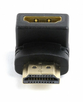 Перехідник кутовий Cablexpert A-HDMI90-FML, HDMI з'єднувач роз'єм, 90 градусів, photo number 3