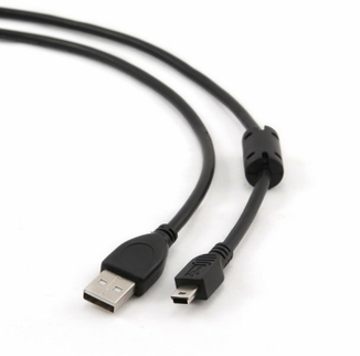 Кабель Cablexpert CCF-USB2-AM5P-6, преміум якість, A-тато/ MINI USB 2.0 5-пін, 1.8 м, з феритовою серцевиною, numer zdjęcia 3
