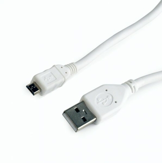Кабель micro Cablexpert CCP-mUSB2-AMBM-W-0.5M, USB 2.0 A-тато/Micro B-тато, 0.5 м., білого кольору, фото №4