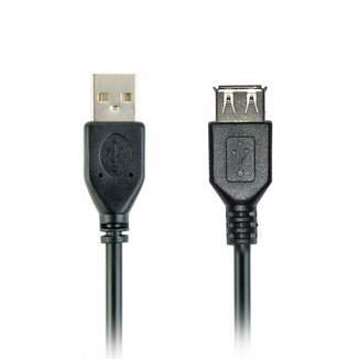 Кабель Cablexpert CCP-USB2-AMAF-15C, подовжувач USB2.0, A-тато/А-мама, 4.5 м, преміум чорний, photo number 2