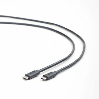 Кабель Cablexpert CCP-USB3.1-CMCM-1M, преміум якість USB 3.1 C-тато/C-тато, 1,0 м. чорний, numer zdjęcia 3