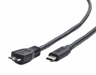 Кабель Cablexpert CCP-USB3-mBMCM-1M, преміум якість USB 3.0 Micro BM-папа/C-папа, 1 м., фото №3