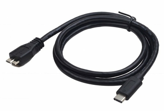 Кабель Cablexpert CCP-USB3-mBMCM-1M, преміум якість USB 3.0 Micro BM-папа/C-папа, 1 м., фото №4