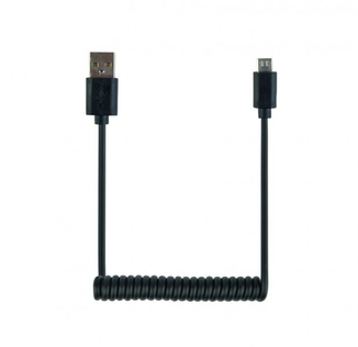 Кабель спіральний Cablexpert CC-mUSB2C-AMBM-6 USB 2.0 A-папа / Micro B-папа, numer zdjęcia 2