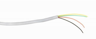 Телефонний кабель Cablexpert TC1000S, плоский, бухта 100 м, білий, фото №4
