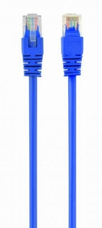 Патч корд Cablexpert PP12-2M/B, UTP, категорія. 5E, литий,  50u" штекер із фіксатором, 2 м, синій, numer zdjęcia 2