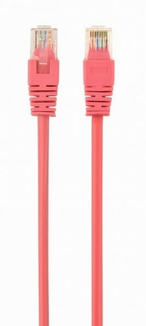 Патч корд Cablexpert PP12-0.5M/RO, UTP, категорія. 5E, литий,  50u" штекер із фіксатором, 0.5 м, рожевий, фото №2