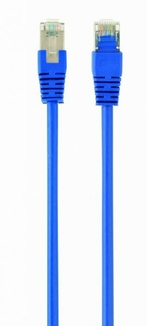Патч корд Cablexpert PP22-1M/B, FTP, литий,  50u" штекер із фіксатором, 1 м, синій, фото №2