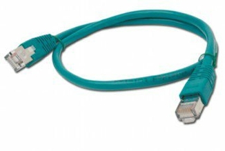 Патч корд Cablexpert PP6-0.5M/G, FTP, категорія. 6, литий,  50u" штекер із фіксатором, 0.5 м, зелений, фото №3