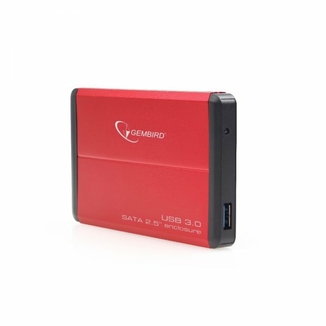 Зовнішня кишеня Gembird EE2-U3S-2-R для 2.5 SATA дисків, USB 3.0, червоний, фото №3